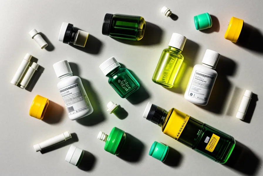 Clean-label weight loss supplement bottles lined up for a metabolic-health and supplement-transparency comparison after months of travel