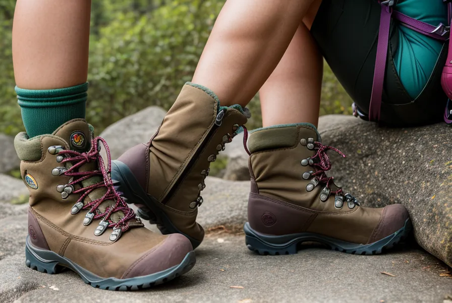 A woman preparing for a hike in Portland with her supplements nearby.