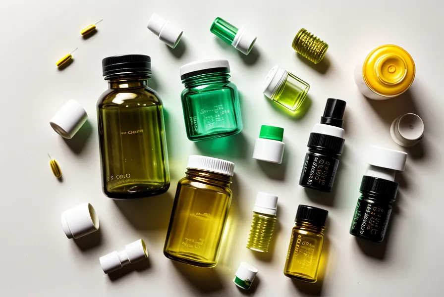 A travel journal next to a jar of Berberine HCL on a white surface.