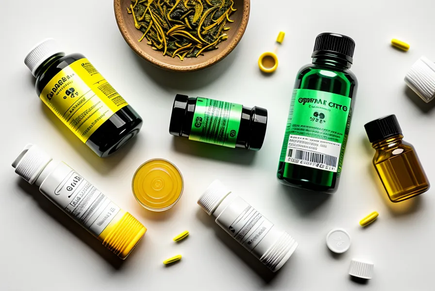 Close-up of LeanBiome delayed-release probiotic capsules compared side by side with other weight loss supplements